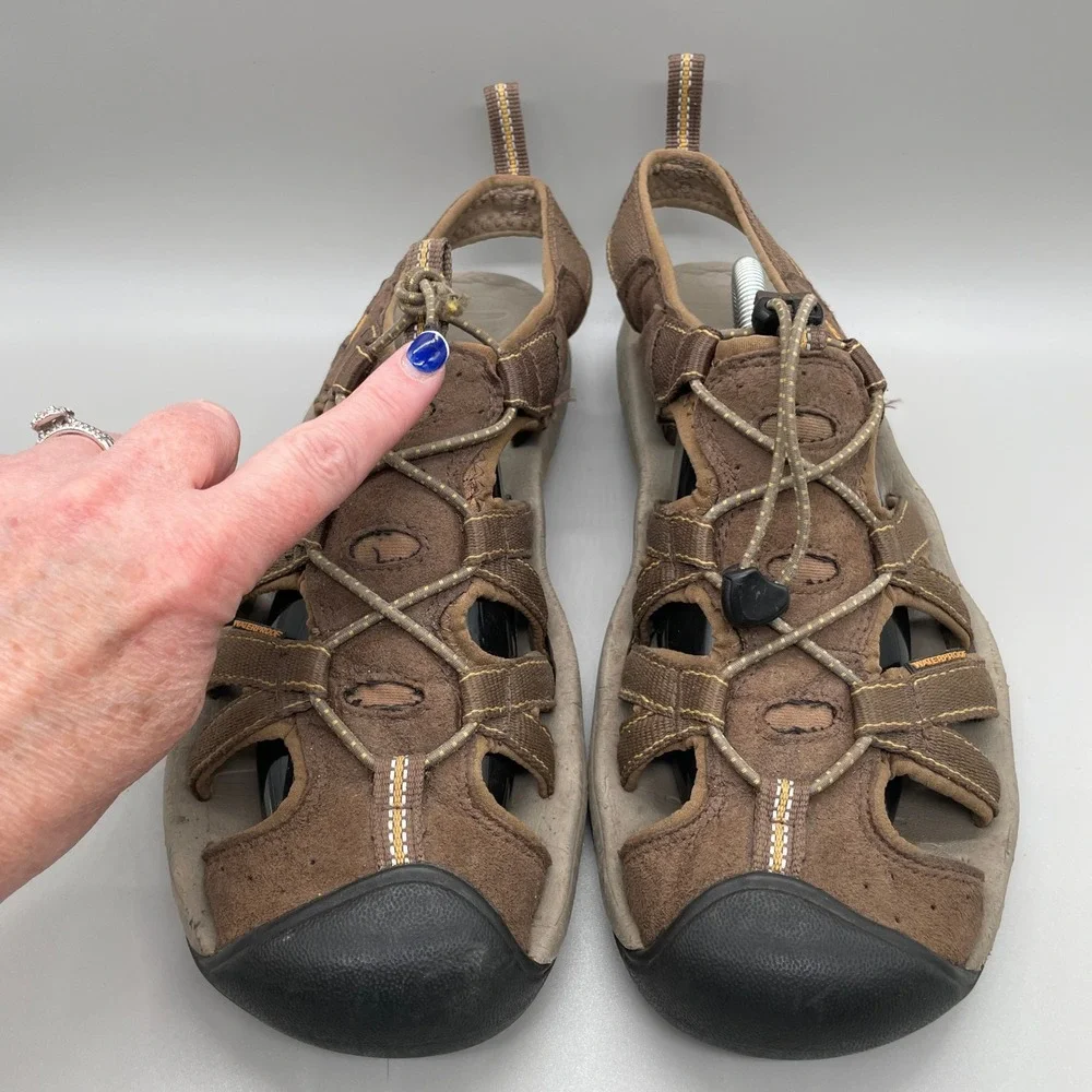 Keen Arroyo II Hiking Sandals‎ Mens 10.5 Brown Waterproof Trail Shoes Outdoor